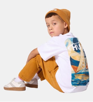 Tee-shirt manches courtes - Hugo Kids - Blanc