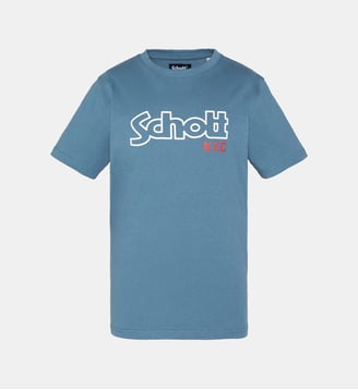 T-shirt imprimé Schott NYC® - Schott - Bleu jean
