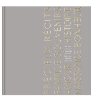 Livre de naissance Petit Amour Beige - Zakuw - Gris
