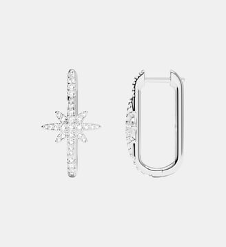 Boucles D'Oreilles Météorites - APM Monaco - Blanc
