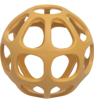 Balle de préhension en silicone - Baby's Only - Jaune