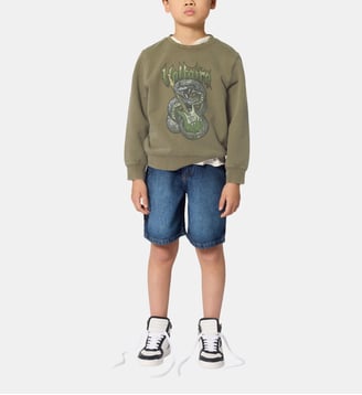 Sweat col rond - Zadig&Voltaire Kids - Olive