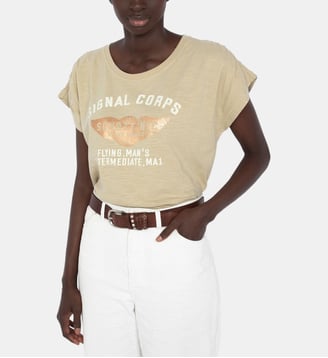 T-shirt army - Schott - Kaki