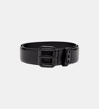 Ceinture en cuir avec plaque à logo Diesel