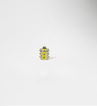PENDANT WISHBOX diamants et argent - Statement - Argent