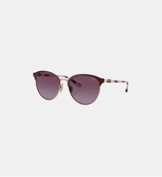 Lunettes de soleil Irrégulier VO4303S - Vogue - Bordeaux sur or rose