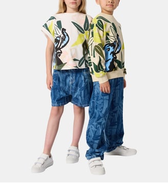 T-shirt sans manches - Kenzo Kids - Off white