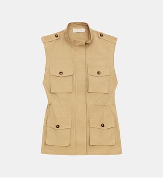 Veste col montant  uni NEVA - La Petite Etoile - Beige