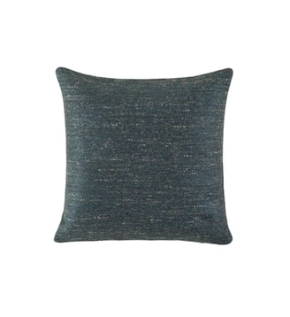 Housse de coussin ORSSO  Jacquard texturé 647gr/m2 - Madura - Pétrole chiné