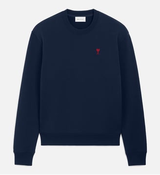 Sweatshirt Ami de Coeur Rouge unisexe - AMI Paris - Bleu nuit