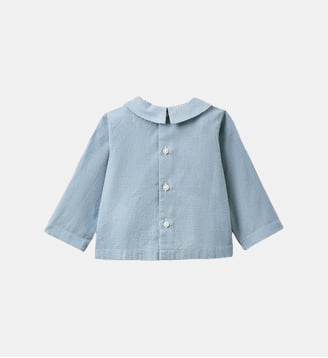 Guimpe Vichy - Cyrillus - Vichy bleu