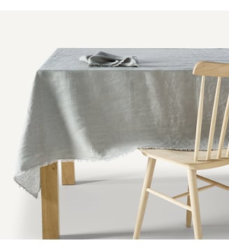 Nappe en lin lavé - AM.PM - Gris islandais