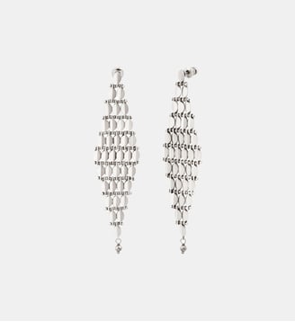 Boucles d'oreilles tiges percées   - Babylone - Satellite - Gris