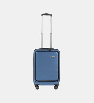 Valise CDG cabine S Bagages - Lancaster - Bleu mer