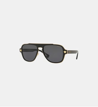 Medusa Retro Charm Sunglasses - Versace - Noir brillant