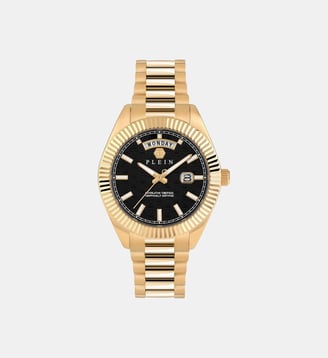 Montre Date superlative gent Noir PWPNA0424 - Philipp Plein - Doré