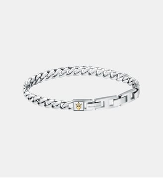 Bracelet en acier, pvd or jaune ICONIC - Maserati - Argent