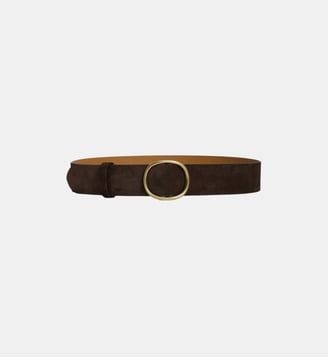 Ceinture en cuir velours - PALOMA - Gerard Darel - Marron
