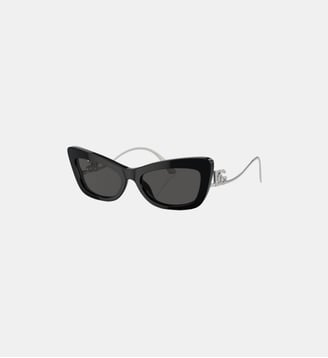 Lunettes de soleil Œil de chat DG4467B - Dolce & Gabbana - Gris foncé