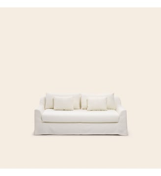 Canapé 2,5 Places  Revêtement en tissu naturel Madura