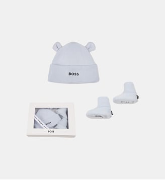 Ensemble bonnet et chaussons - BOSS Kidswear - Ciel