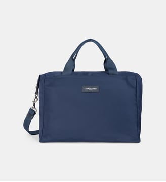 Grand sac cabas épaule Basic Vita - Lancaster - Bleu