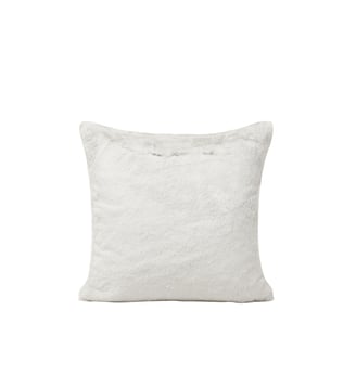 housse de coussin  Fausse fourrure souple au toucher ultra doux - Madura - Gris arctique