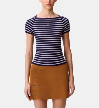 Top maille fine - Claudie Pierlot - Bicolore