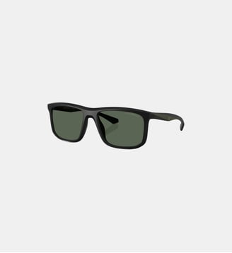 Lunettes de soleil Carré EA4234U - Emporio Armani - Noir mat