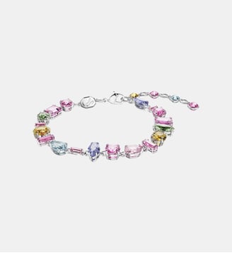 Bracelet Gema, Métal rhodié - Swarovski - Multicolore