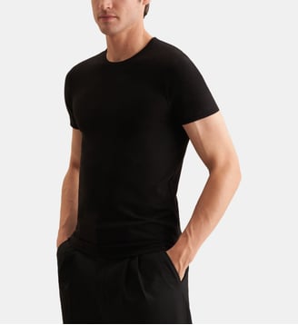 T-shirt 1/2 Regular - Seidensticker - Noir