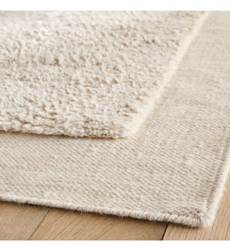 Tapis de couloir noué à la main, en laine AM.PM