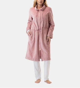 Veste zippée en peluche flanelle ESSENTIEL H53B Lingerie Le Chat