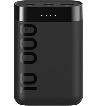 Batterie externe 10 000 mAh noir - Essentiel B - Noir