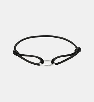 Bracelet textile noir Connect - Thomas Sabo - Argent