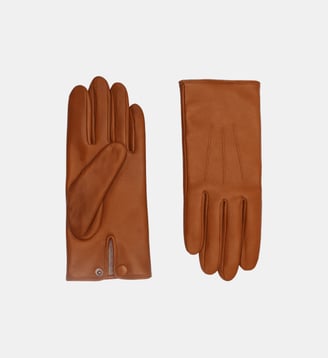 Gants Slim Homme doublure Alpaga - Agnelle - Toscana