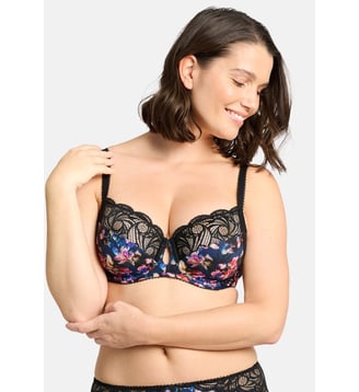 Soutien-gorge avec armatures Ariane Fantaisy - Sans Complexe - Noir et rose
