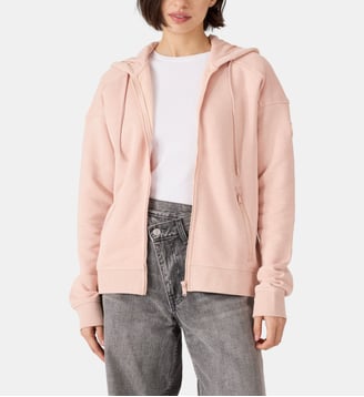 Veste zippée en molleton gratté Leda - Jott - Pêche clair