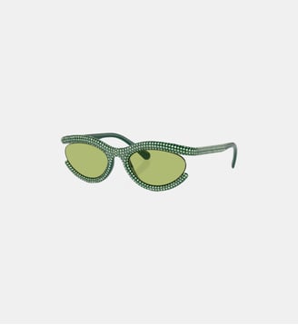 Lunettes de soleil Ovale SK6006 - Swarovski - Vert clair