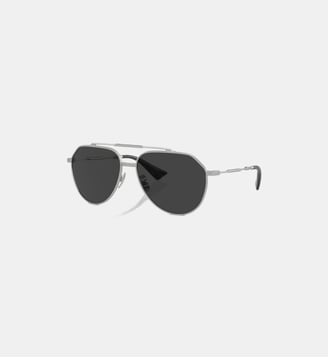 Lunettes de soleil Pilote DG2302 - Dolce & Gabbana - Argent mat