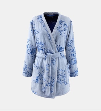 Peignoir de bain long en coton - Yves Delorme - Multicolore