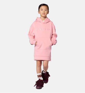 Robe à capuche - Lanvin Kids - Pink icing