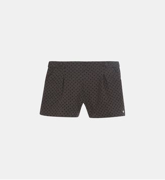 Short  - Brun laine motif pois Tartine Et Chocolat