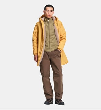 Parka matelassée imperméable coupe régulière Rainpack Warm 90 - Aigle - Moutarde