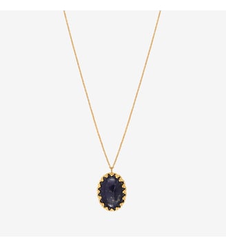 Collier doré quartz rose petit modèle - DUBARRY Caroline Najman