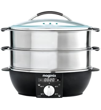 Cuiseur vapeur multifonction 11582 - Magimix - Inox et noir