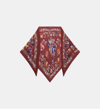 Foulards rectangle - Caroll - Rouge