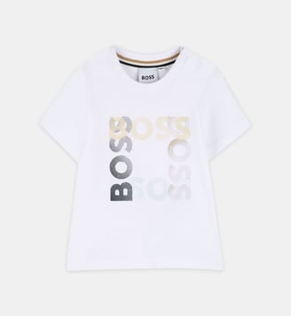 Tee-shirt manches courtes - BOSS Kidswear - Blanc