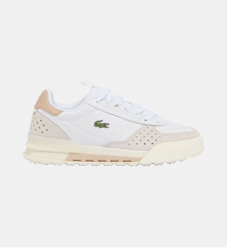Sneakers Slam Break femme en cuir - Lacoste - Blanc et beige