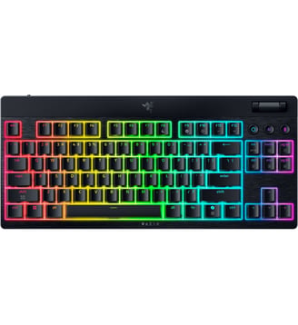 Clavier gamer sans fil BlackWidow V4 LP TKL Hyperspeed - Razer - Noir